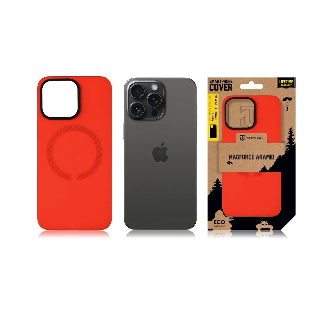 Tactical MagForce Aramid Bloody Mary Limited Edition tok Apple iPhone 15 Pro Max készülékhez
