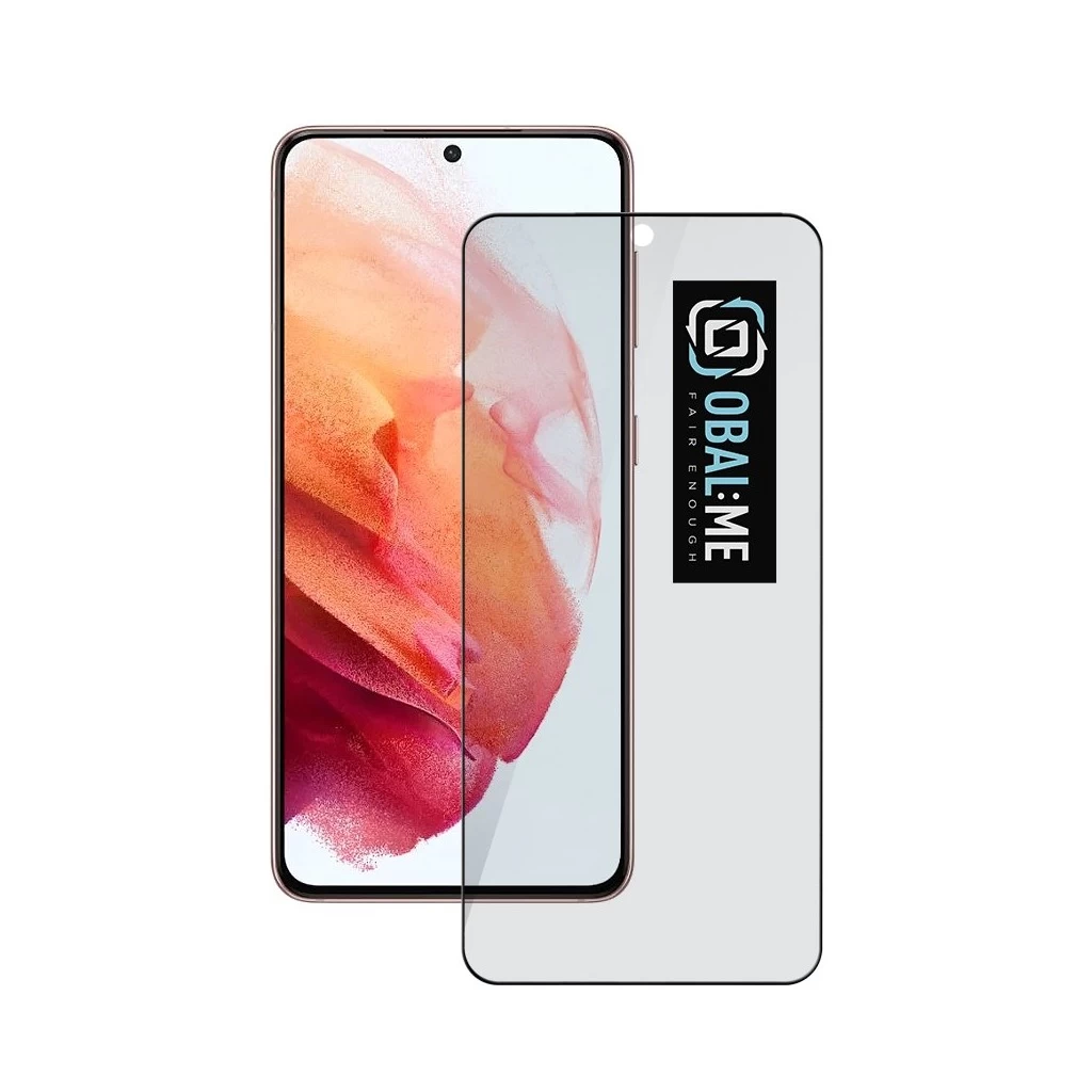 OBAL:ME Privacy 5D üvegkijelzővédő Samsung Galaxy S21 készülékhez fekete