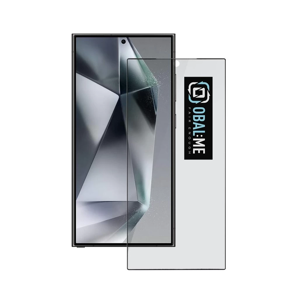 OBAL:ME Privacy 5D üveg kijelzővédő Samsung Galaxy S24 Ultra készülékhez fekete