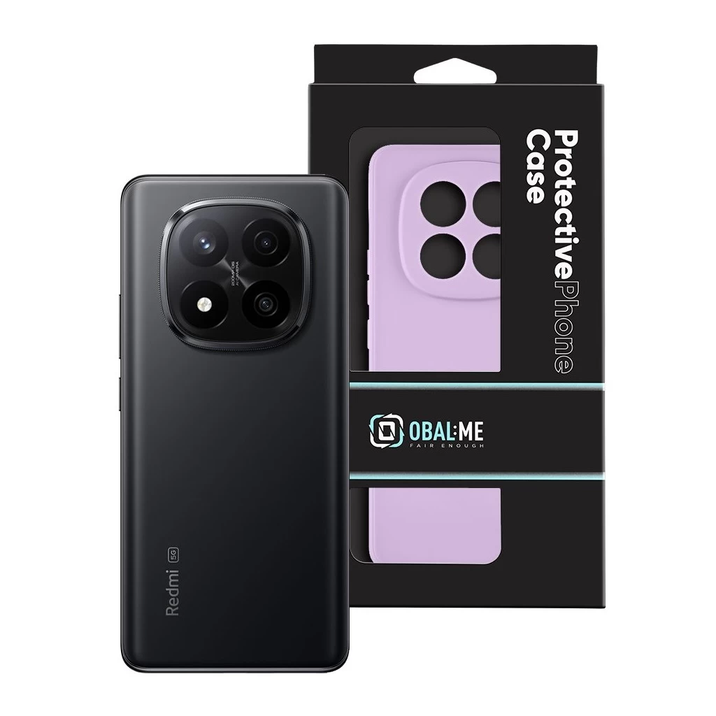 OBAL:ME Matte TPU tok Xiaomi Redmi Note 14 Pro+ 5G készülékhez lila