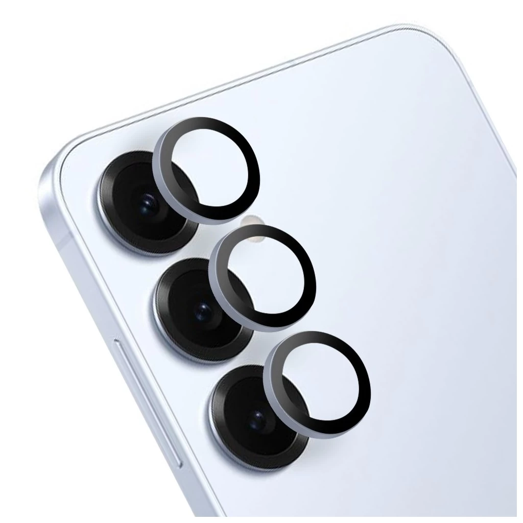 OBAL:ME lencsevédő Samsung Galaxy S25 készülékhez jégkék