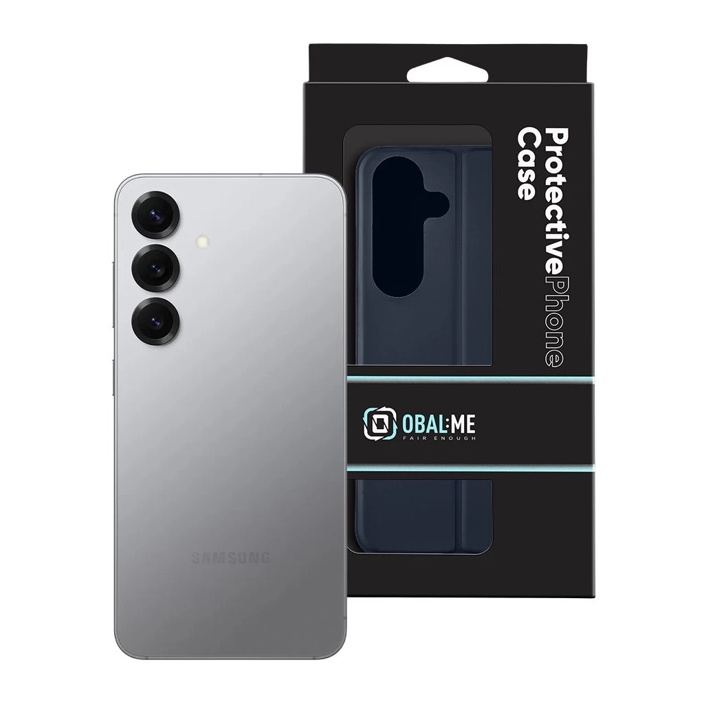 OBAL:ME SmoothTouch tok Samsung Galaxy S25 készülékhez sötétkék