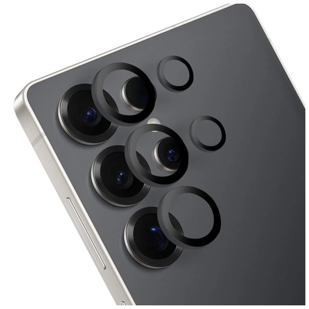 OBAL:ME lencsevédő Samsung Galaxy S25 Ultra készülékhez titánfekete