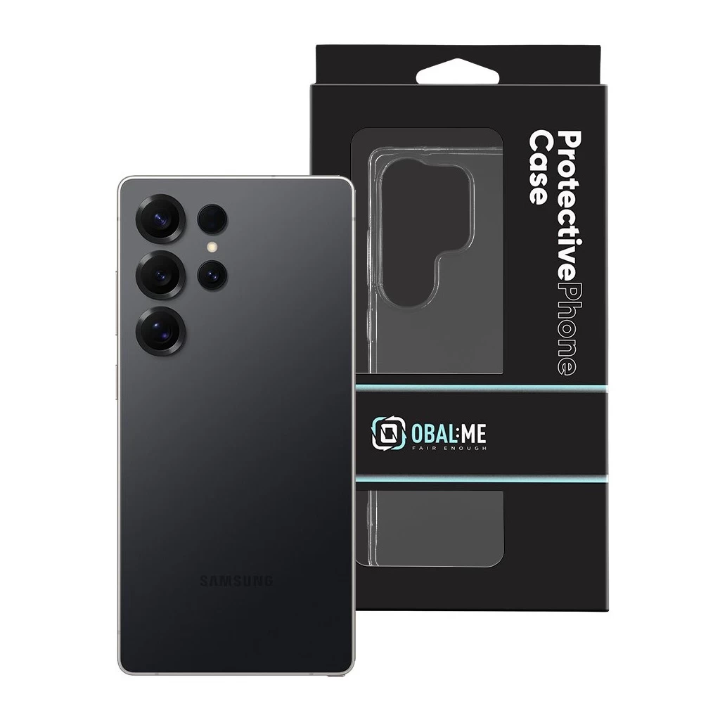OBAL:ME TPU tok Samsung Galaxy S25 Ultra készülékhez átlátszó