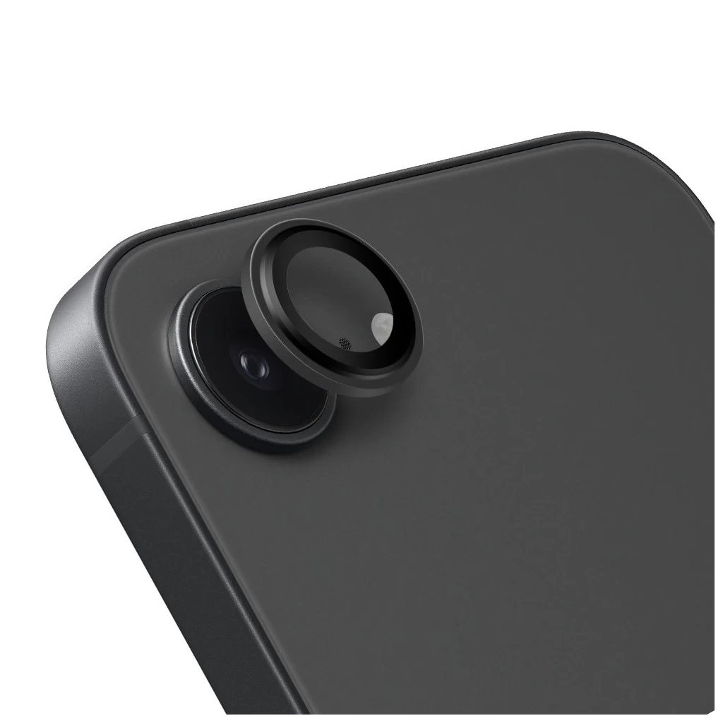 OBAL:ME lencsevédő Apple iPhone 16e készülékhez matt fekete