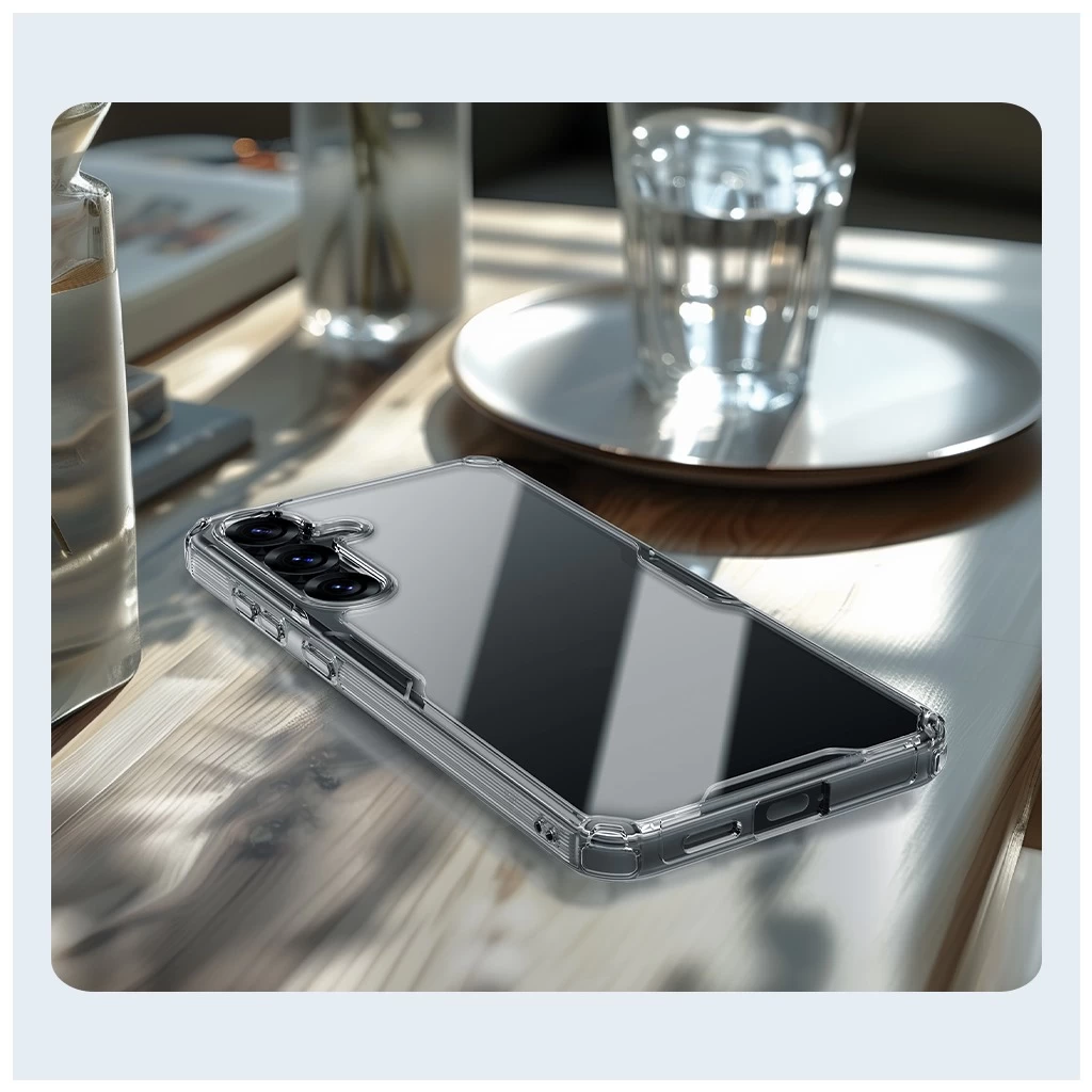 Nillkin Nature TPU PRO tok Samsung Galaxy S25 készülékhez átlátszó