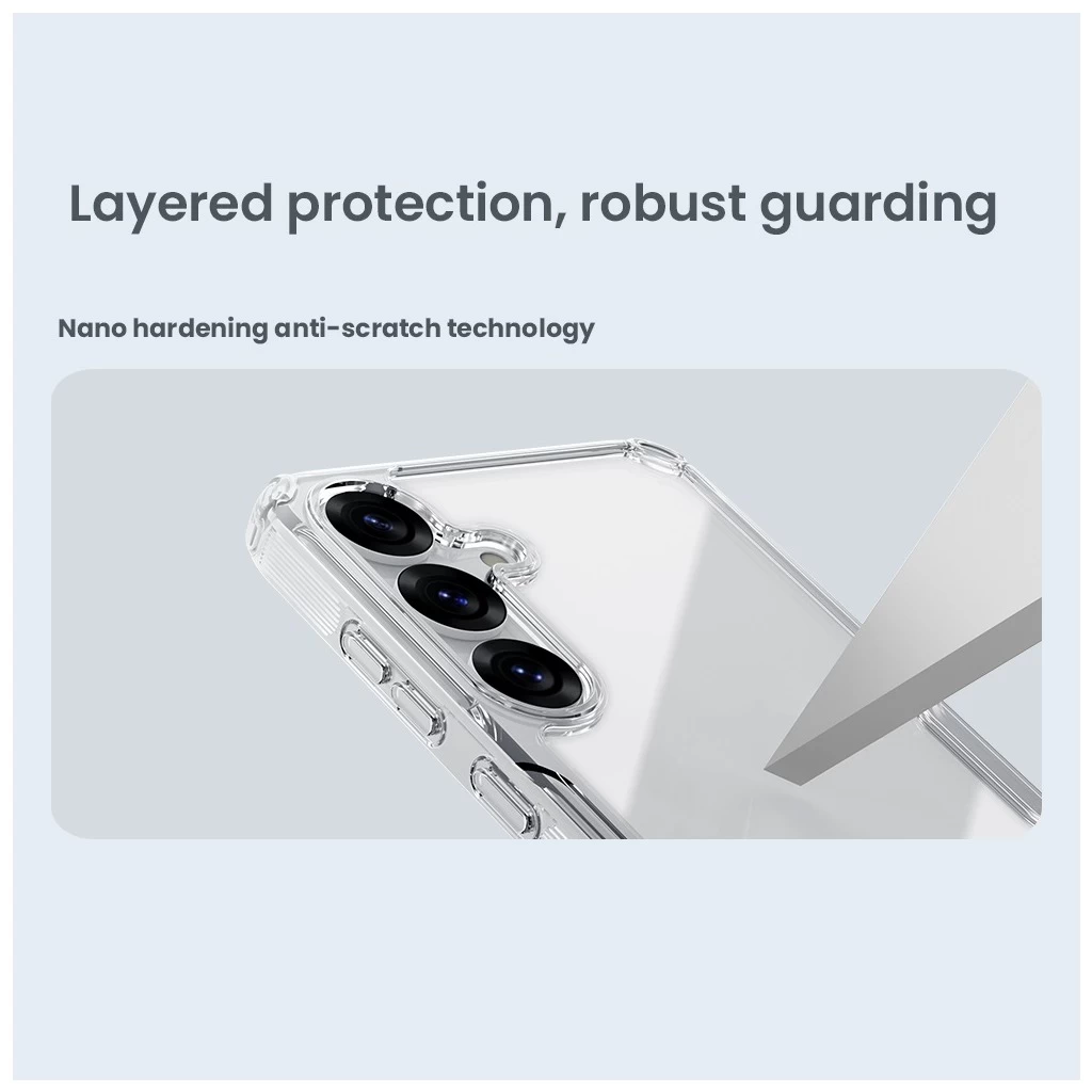 Nillkin Nature TPU PRO mágneses tok Samsung Galaxy S25+ készülékhez átlátszó