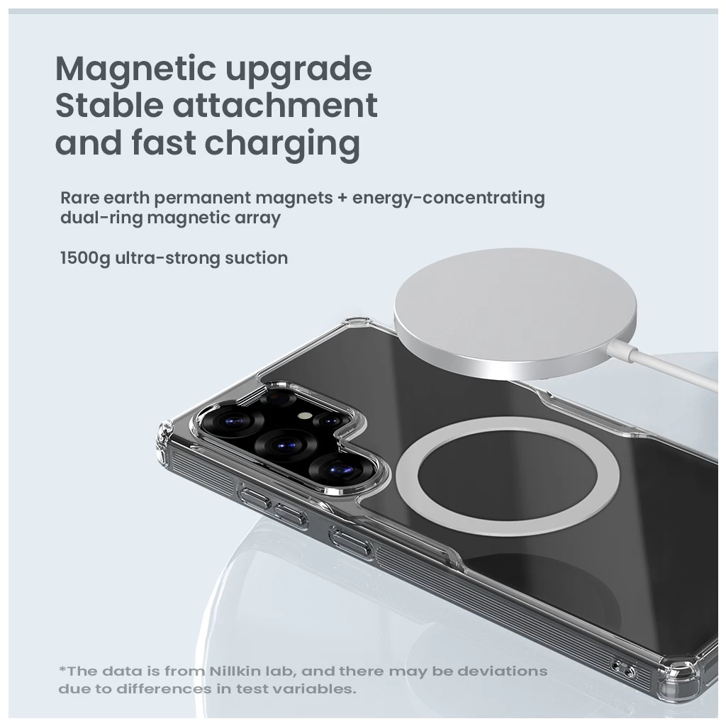 Nillkin Nature TPU PRO magnetikus tok Samsung Galaxy S25 Ultra készülékhez átlátszó