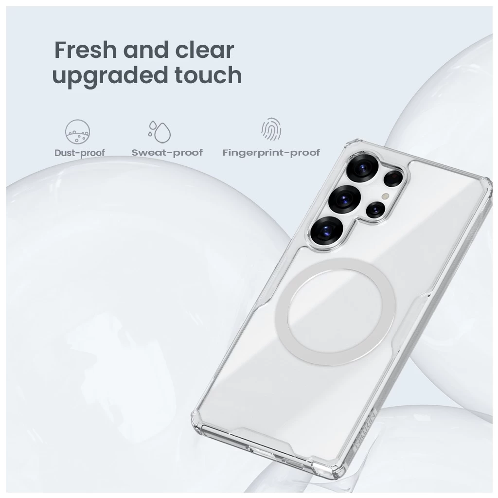 Nillkin Nature TPU PRO magnetikus tok Samsung Galaxy S25 Ultra készülékhez átlátszó