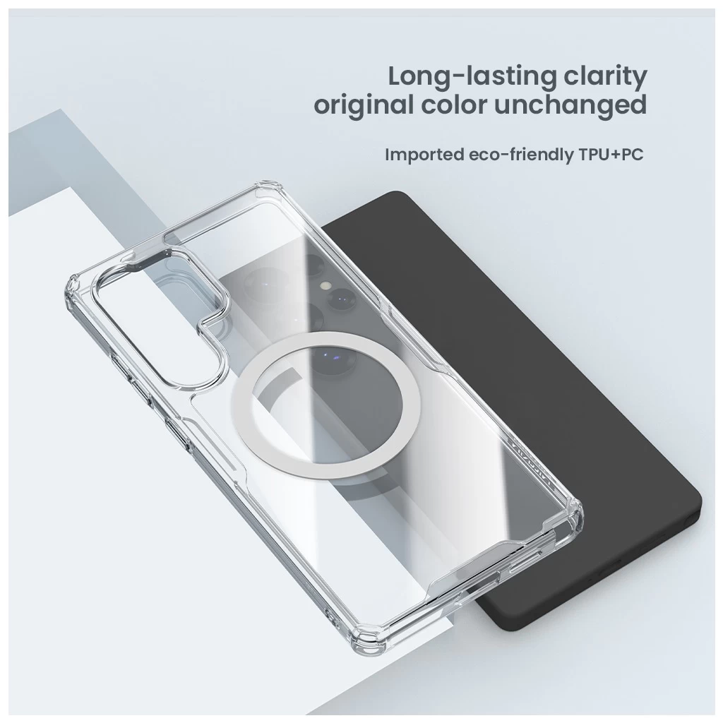 Nillkin Nature TPU PRO magnetikus tok Samsung Galaxy S25 Ultra készülékhez átlátszó