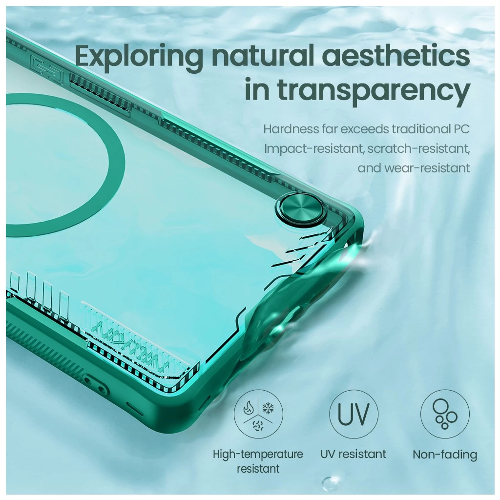 Nillkin Iceblade Prop Magnetic tok Samsung Galaxy S25 Ultra készülékhez fekete