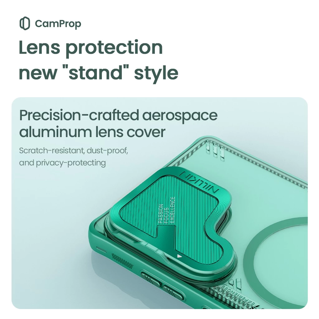 Nillkin Iceblade Prop Magnetic tok Samsung Galaxy S25 Ultra készülékhez fekete