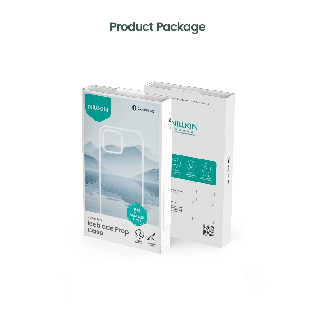 Nillkin Iceblade Prop Magnetic tok Samsung Galaxy S25 Ultra készülékhez fekete