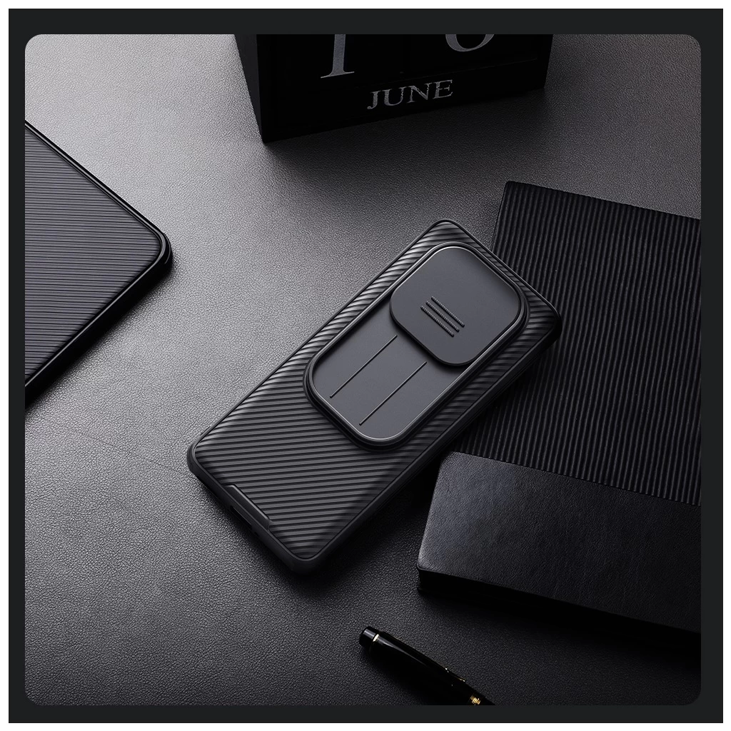 Nillkin CamShield PRO merev tok Xiaomi Redmi Note 14 Pro+ 5G készülékhez fekete