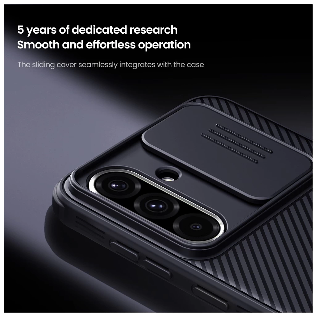 Nillkin CamShield PRO kemény tok Samsung Galaxy A36 5G készülékhez kék