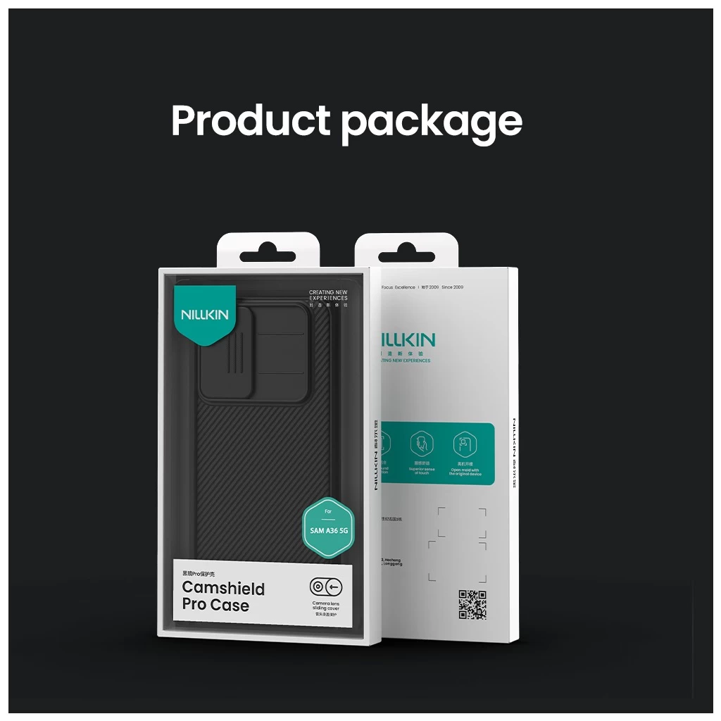 Nillkin CamShield PRO kemény tok Samsung Galaxy A36 5G készülékhez kék