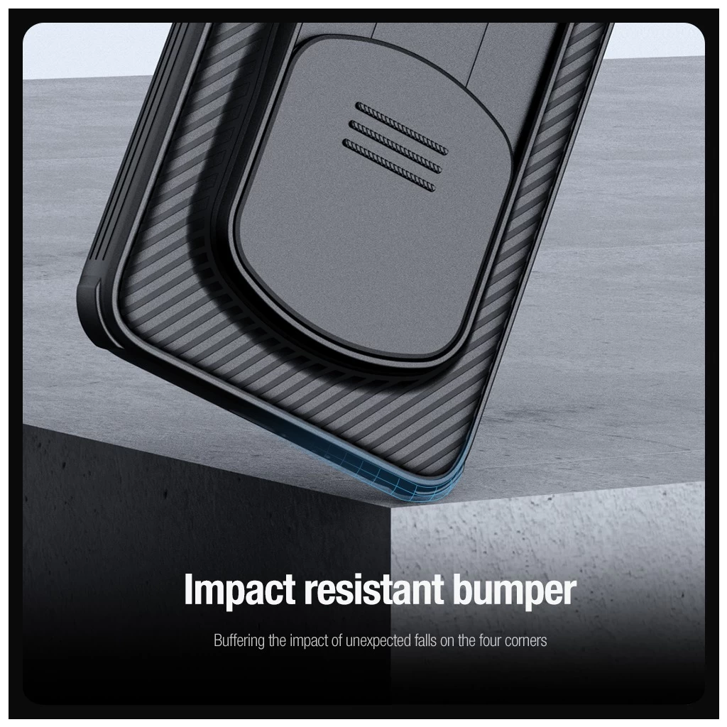 Nillkin CamShield PRO kemény tok Honor Magic 6 Pro készülékhez fekete