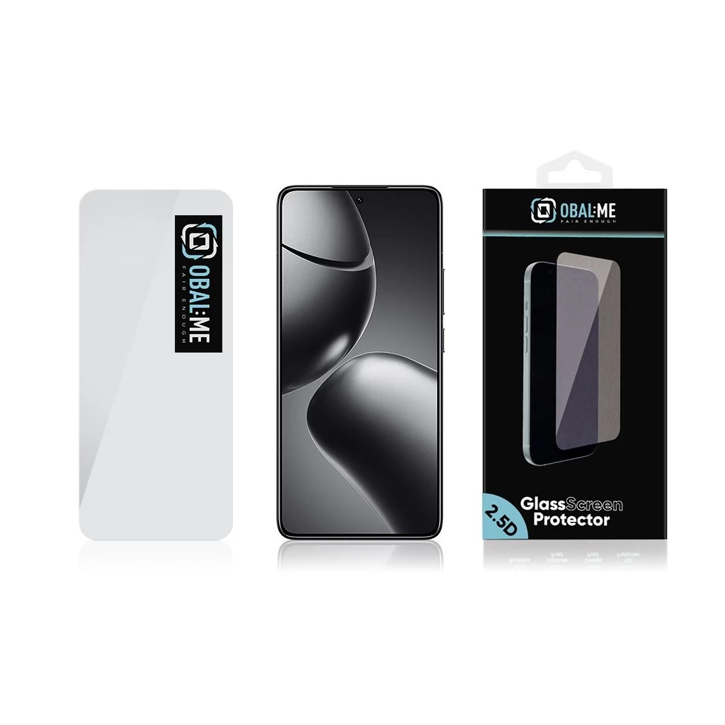 OBAL:ME 2.5D kijelzővédő Xiaomi 14T/14T Pro készülékhez átlátszó
