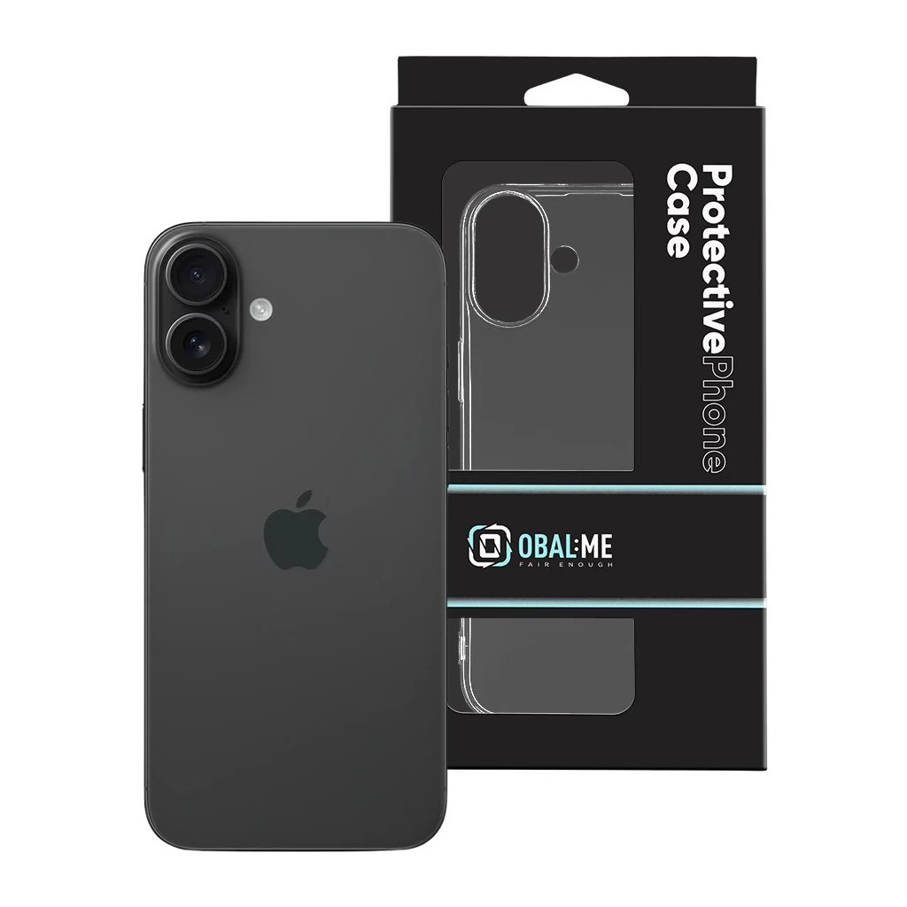 OBAL:ME TPU tok Apple iPhone 16 Plus készülékhez átlátszó