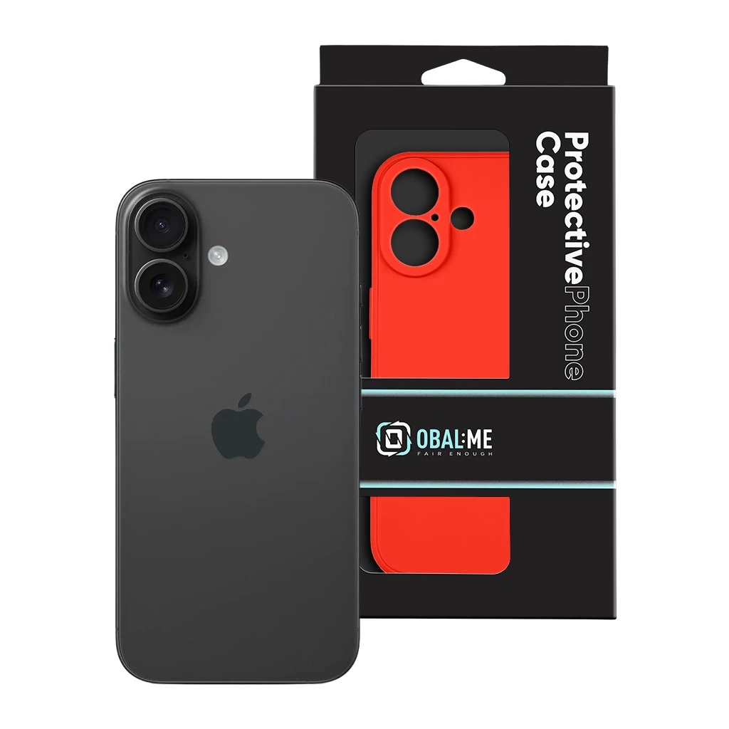 OBAL:ME Matte TPU tok Apple iPhone 16 készülékhez piros