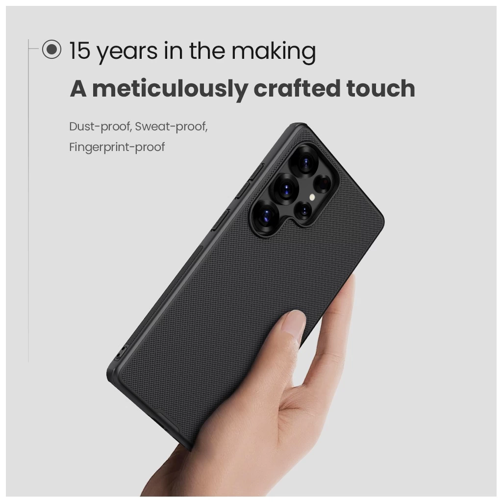 Nillkin Super Frosted PRO hátoltok Samsung Galaxy S25 Ultra készülékhez kék