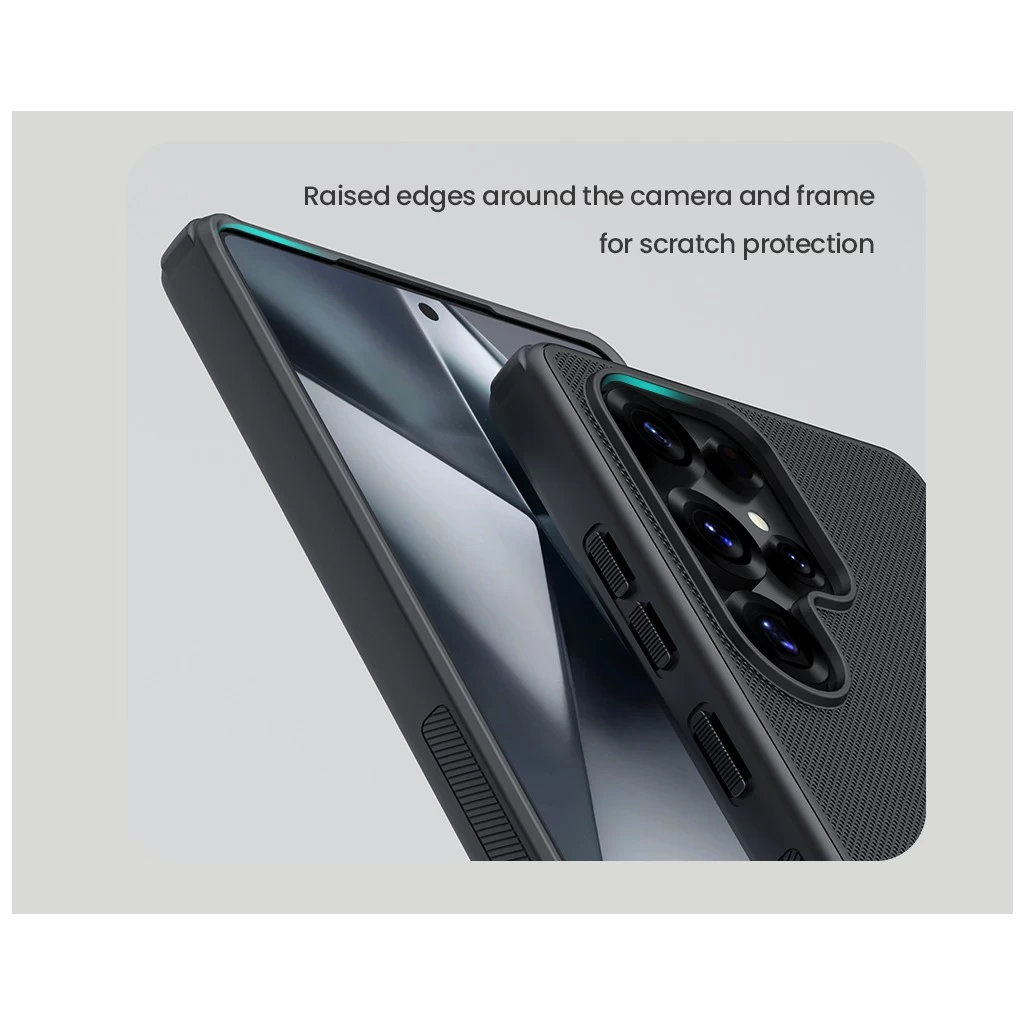 Nillkin Super Frosted PRO hátoltok Samsung Galaxy S25 Ultra készülékhez kék