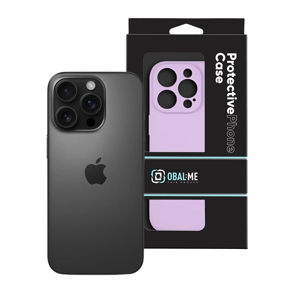 OBAL:ME Matte TPU tok Apple iPhone 16 Pro készülékhez lila