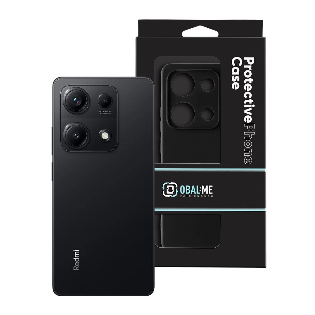 OBAL:ME matt TPU tok Xiaomi Redmi Note 14S készülékhez fekete