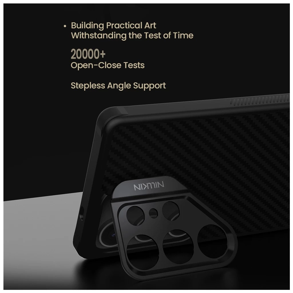 Nillkin CarboProp Aramid Magnetic tok Samsung Galaxy S25 Ultra készülékhez fekete