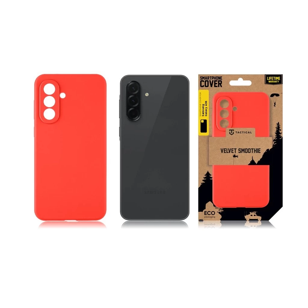 Tactical Velvet Smoothie tok Samsung Galaxy A36 5G készülékhez chili piros
