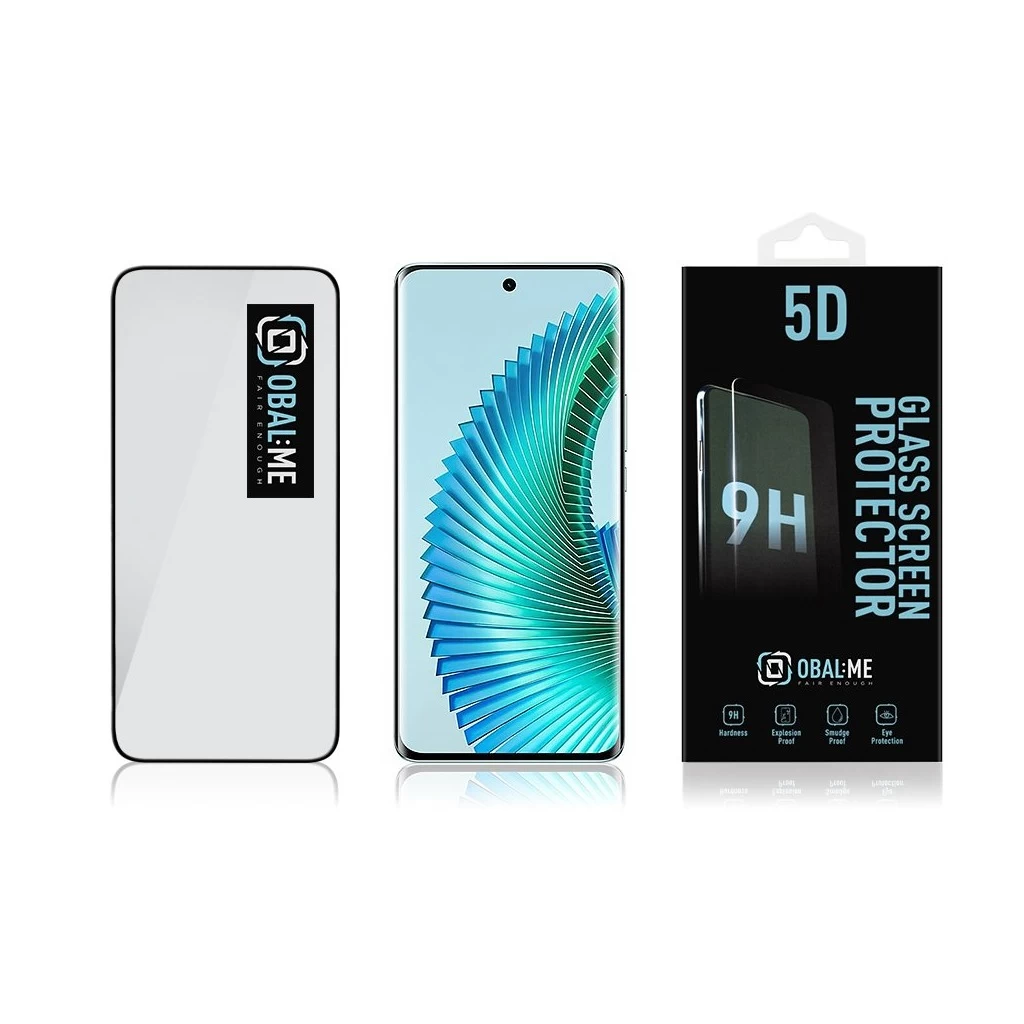 OBAL:ME 5D üveg kijelzővédő Honor Magic6 Lite készülékhez fekete