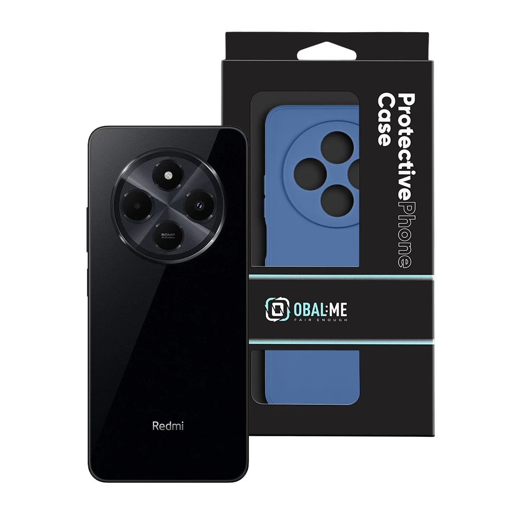 OBAL:ME Matte TPU tok Xiaomi Redmi 14C 4G/Poco C75/Poco M7 5G készülékhez sötétkék