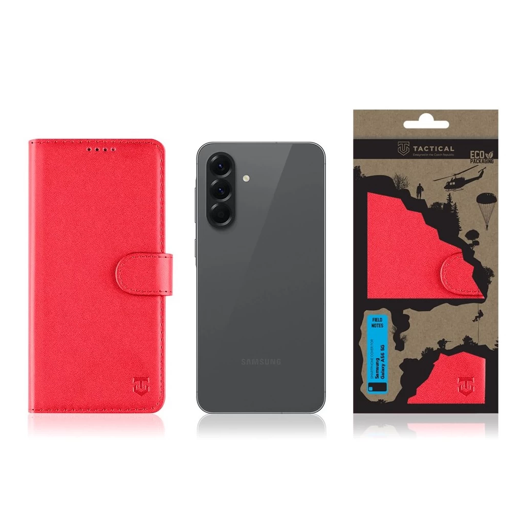 Tactical Field Notes Samsung Galaxy A56 5G készülékhez piros