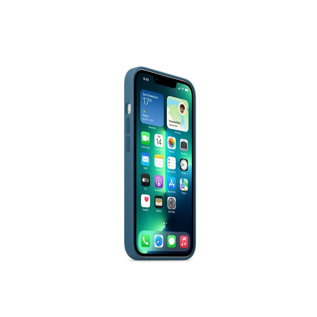 MM2G3ZE/A Apple Silicone Magsafe tok iPhone 13 Pro készülékhez Blue Jay