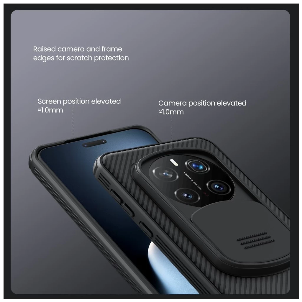 Nillkin CamShield PRO kemény tok Honor Magic7 Pro készülékhez fekete