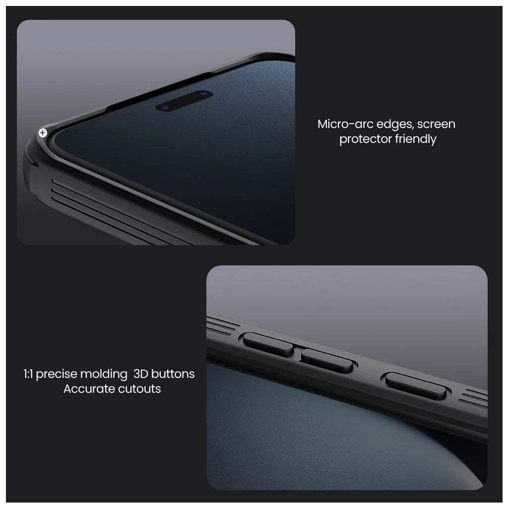 Nillkin CamShield PRO kemény tok Honor Magic7 Pro készülékhez fekete