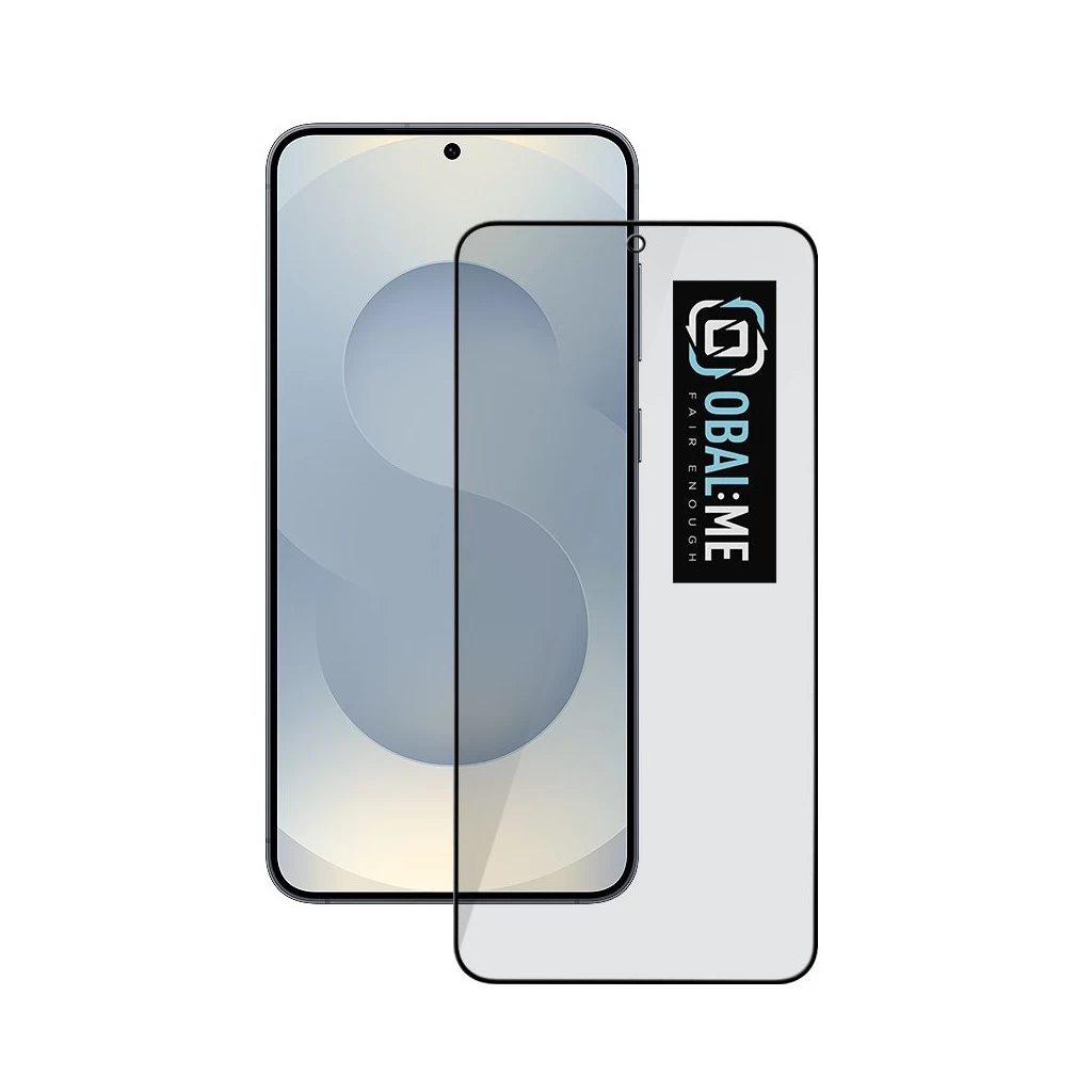 OBAL:ME Privacy 5D üvegfólia Samsung Galaxy S25+ készülékhez fekete