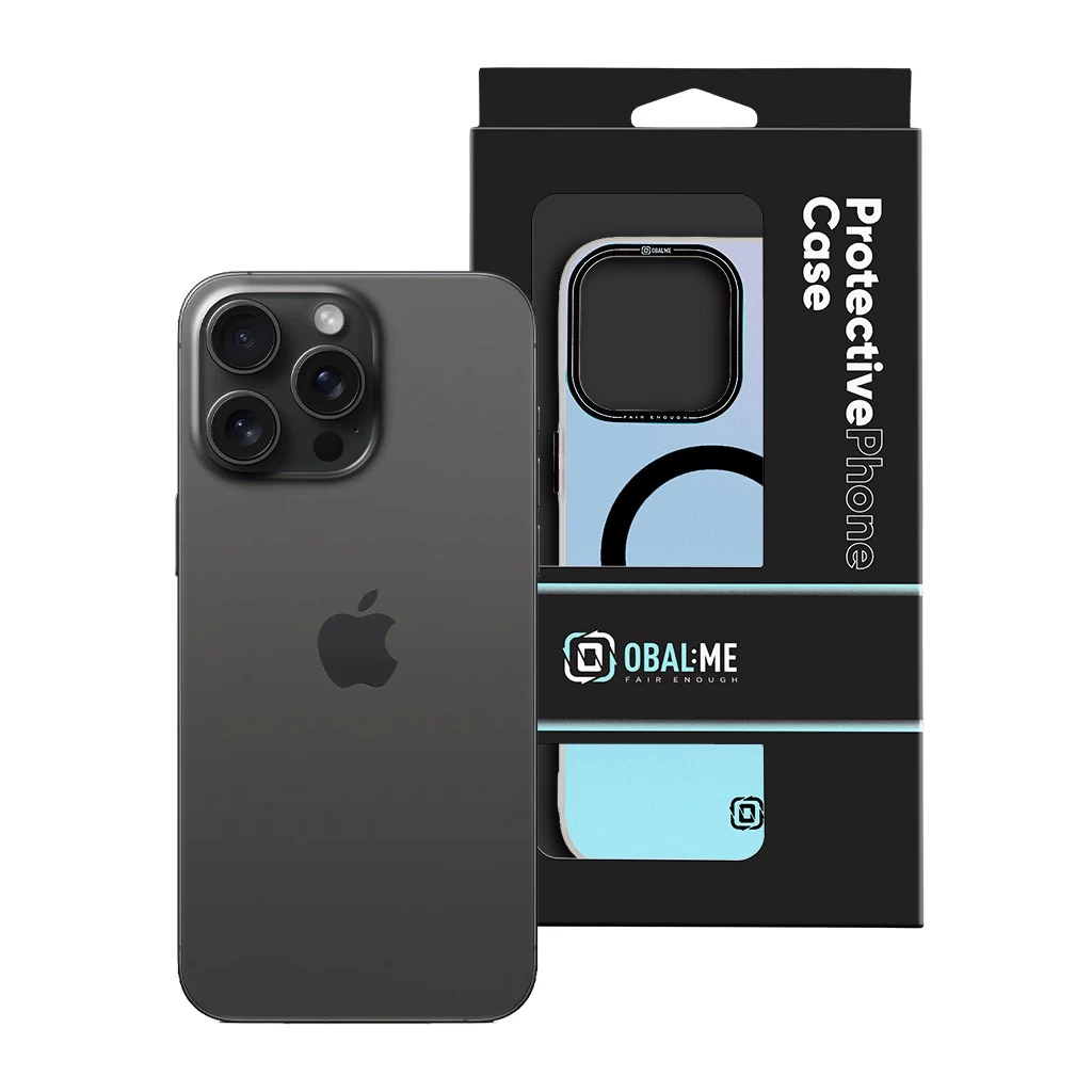 OBAL:ME HoloMag tok Apple iPhone 15 Pro Max készülékhez fekete