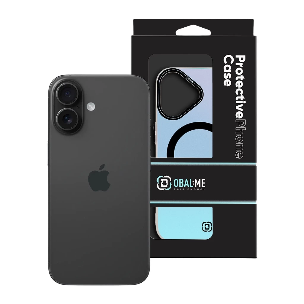 OBAL:ME HoloMag tok Apple iPhone 16 készülékhez fekete