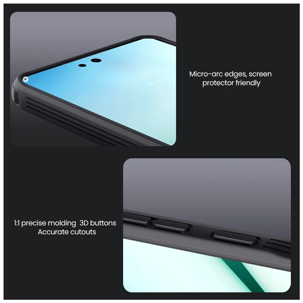 Nillkin CamShield PRO mágneses merev tok Samsung Galaxy A36 5G készülékhez fekete