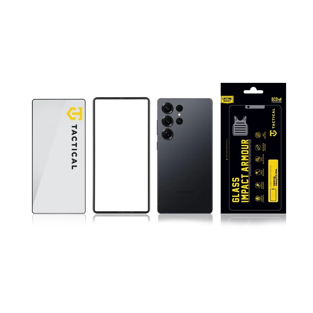 Tactical Glass Impact Armour kijelzővédő Samsung Galaxy S25 Ultra készülékhez