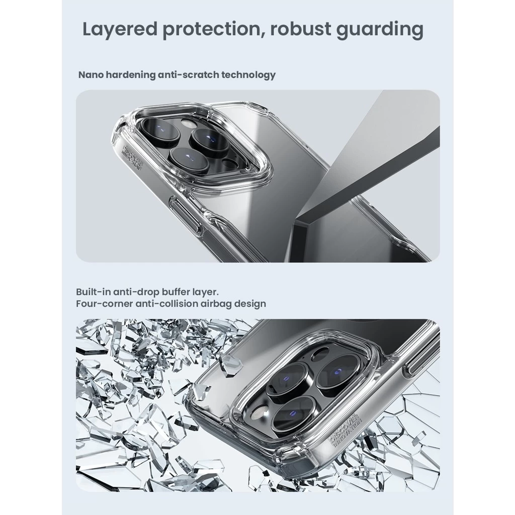 Nillkin Nature TPU PRO tok Apple iPhone 16 Pro készülékhez átlátszó