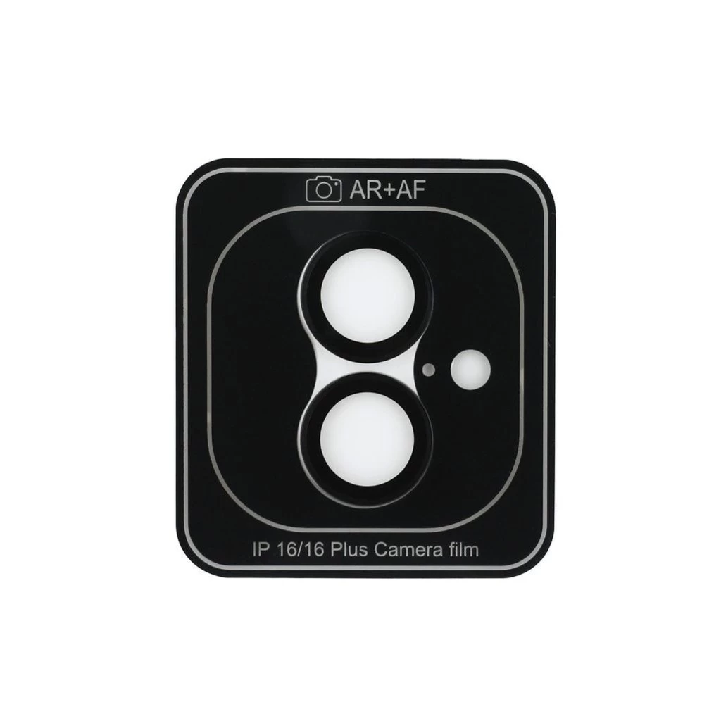 Guess fém védőlencse iPhone 16/16 Plus készülékhez fekete