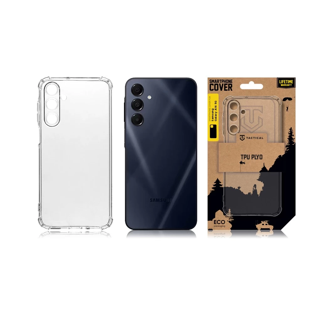 Tactical TPU Plyo tok a Samsung Galaxy A16 4G/5G készülékhez átlátszó