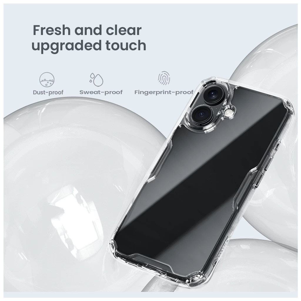 Nillkin Nature TPU PRO tok Apple iPhone 16 készülékhez kék