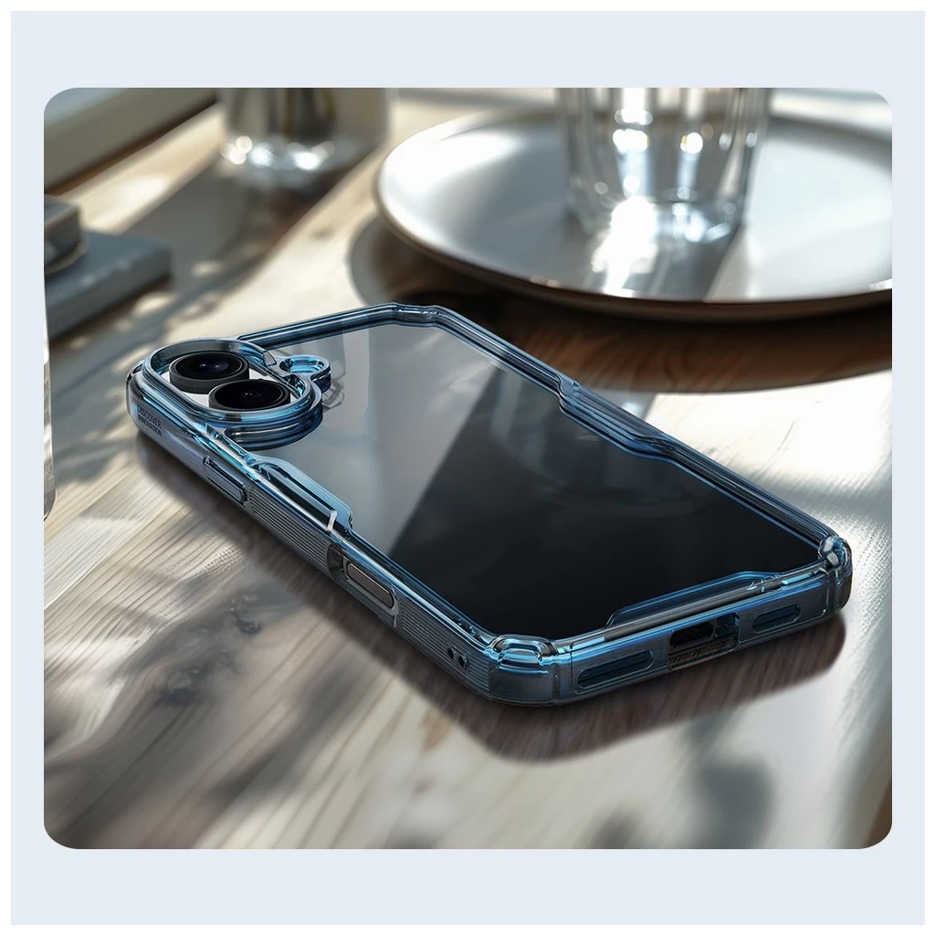 Nillkin Nature TPU PRO tok Apple iPhone 16 készülékhez kék