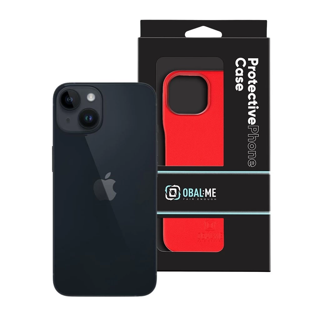 OBAL:ME LeatherTanga tok Apple iPhone 14 készülékhez piros
