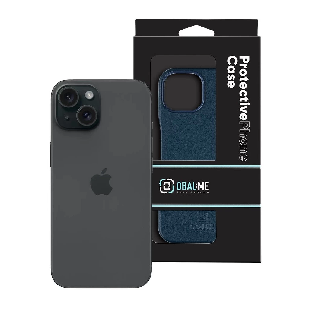 OBAL:ME LeatherTanga tok Apple iPhone 15 készülékhez kék