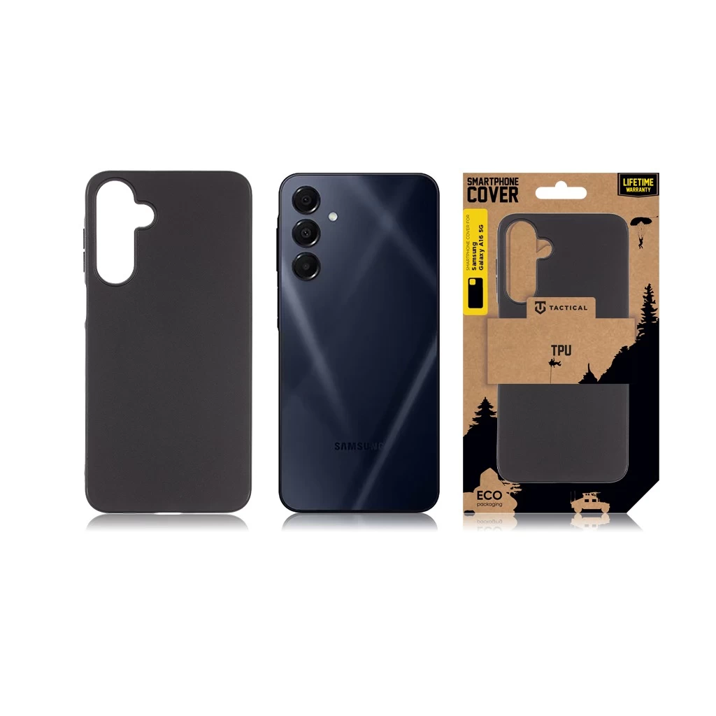 Tactical TPU tok Samsung Galaxy A16 4G/5G készülékhez fekete