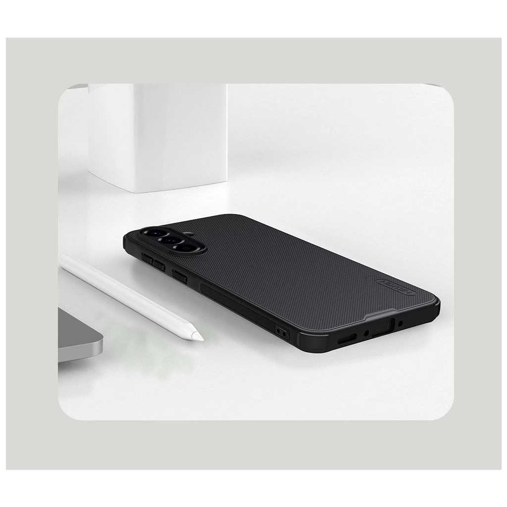 Nillkin Super Frosted PRO hátsó tok Samsung Galaxy A56 5G készülékhez fekete